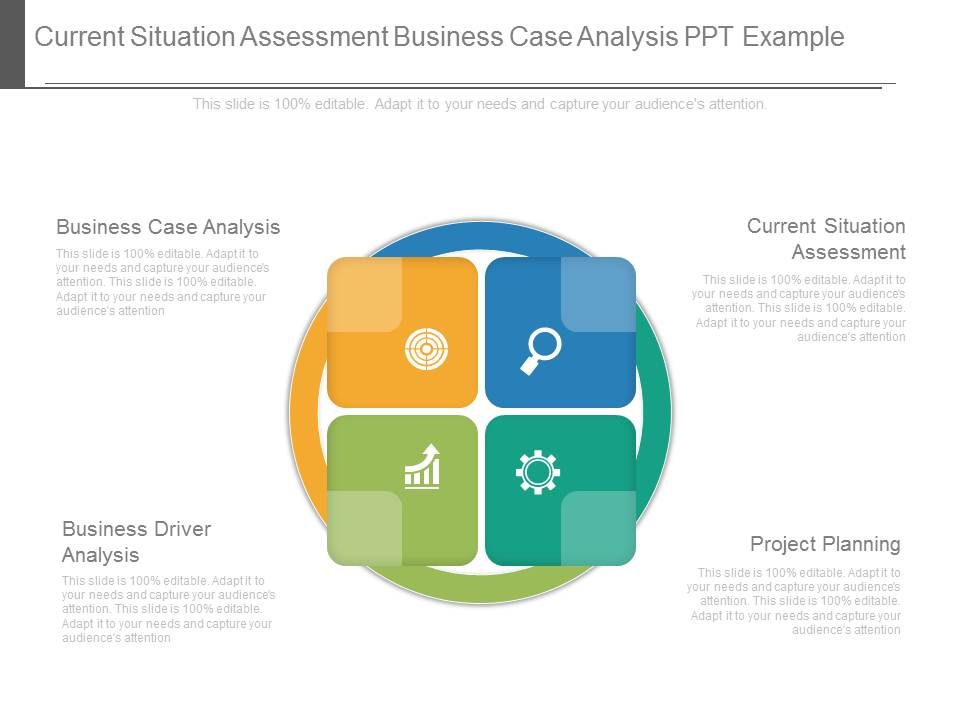 current situation assessment business case analysis ppt business case assessment example