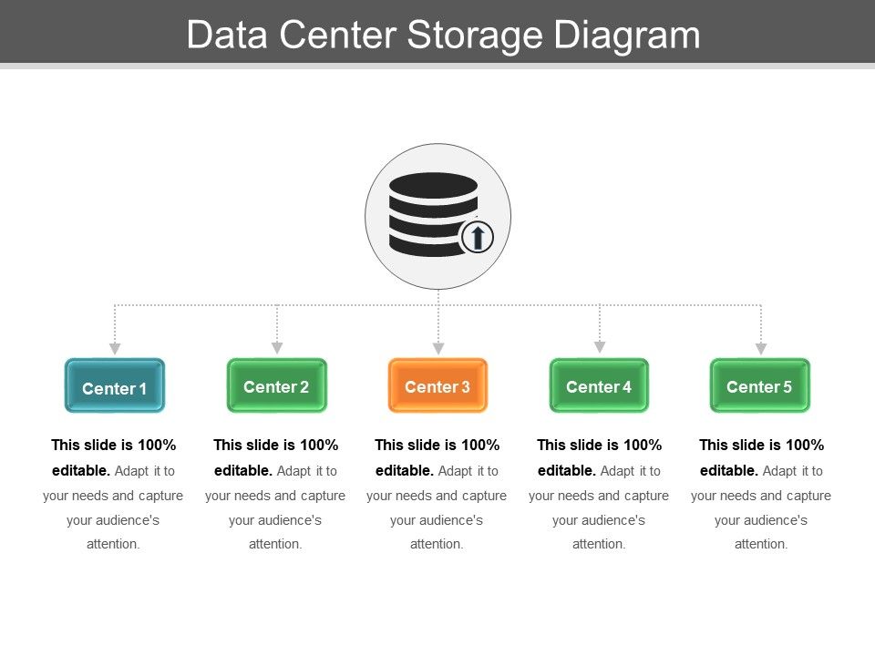 Data Center Storage Diagram Ppt Sample Download Powerpoint Presentation Slides Ppt Slides Graphics Sample Ppt Files Template Slide