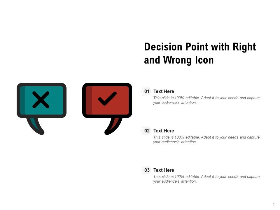 Decision Point Process Arrows Icon Information Physical ...