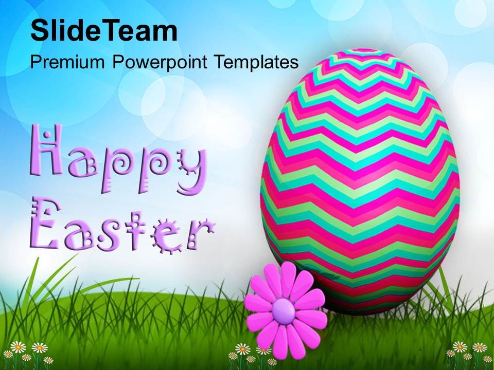 Easter Day Wishes Of Happy With Text Powerpoint Templates Ppt Backgrounds For Slides