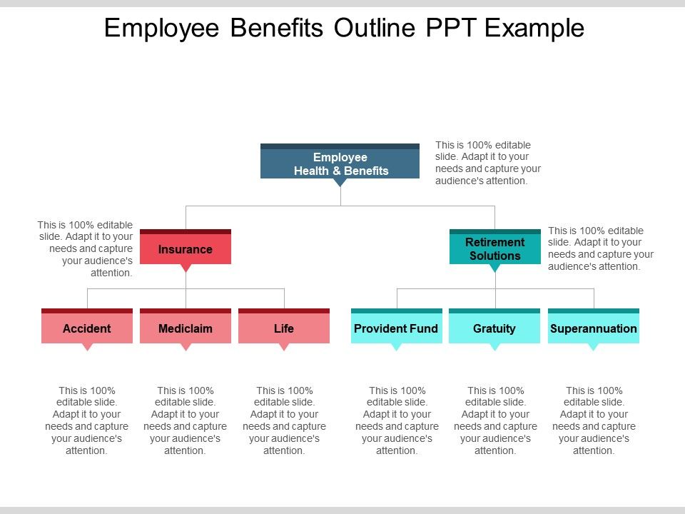 employee benefits outline ppt example powerpoint employee benefits example