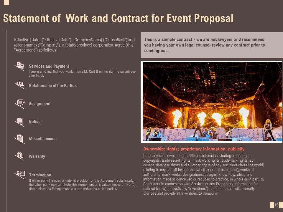 Event Proposal Template Powerpoint Presentation Slides Presentation Graphics Presentation