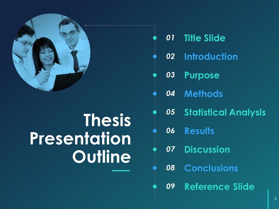Phd thesis presentation outline