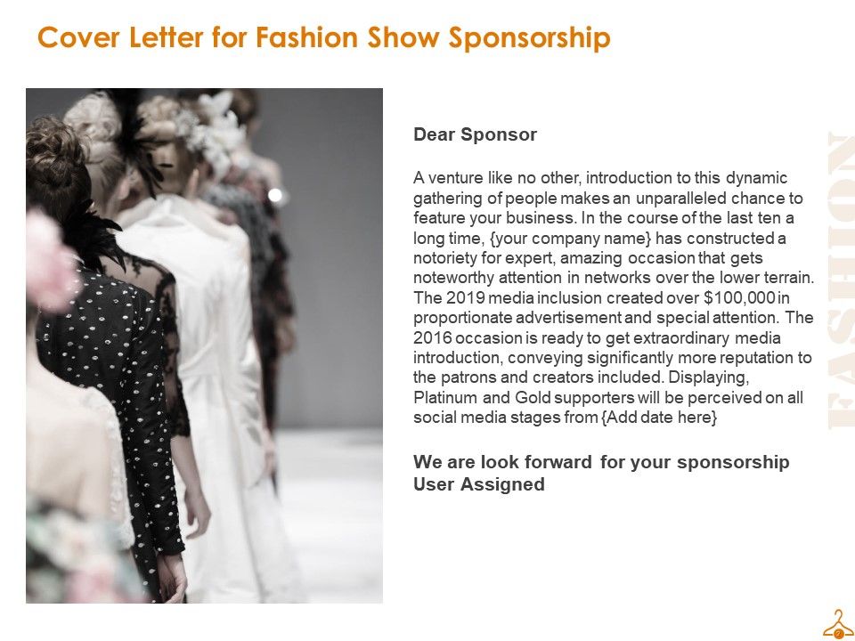 Fashion Show Sponsorship Proposal Powerpoint Presentation