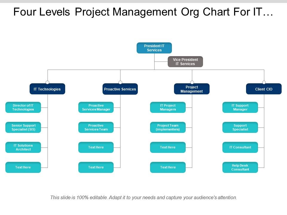 Project Management Org Chart