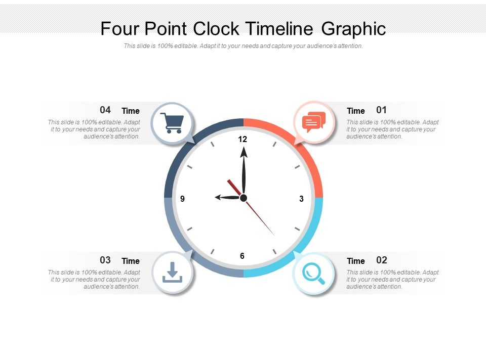 Four Point Clock Timeline Graphic Powerpoint Presentation Sample Example Of Ppt Presentation Presentation Background How to improve your presentations w a powerpoint graphic most typically refers to a grouping of shapes into an image, commonly referred.