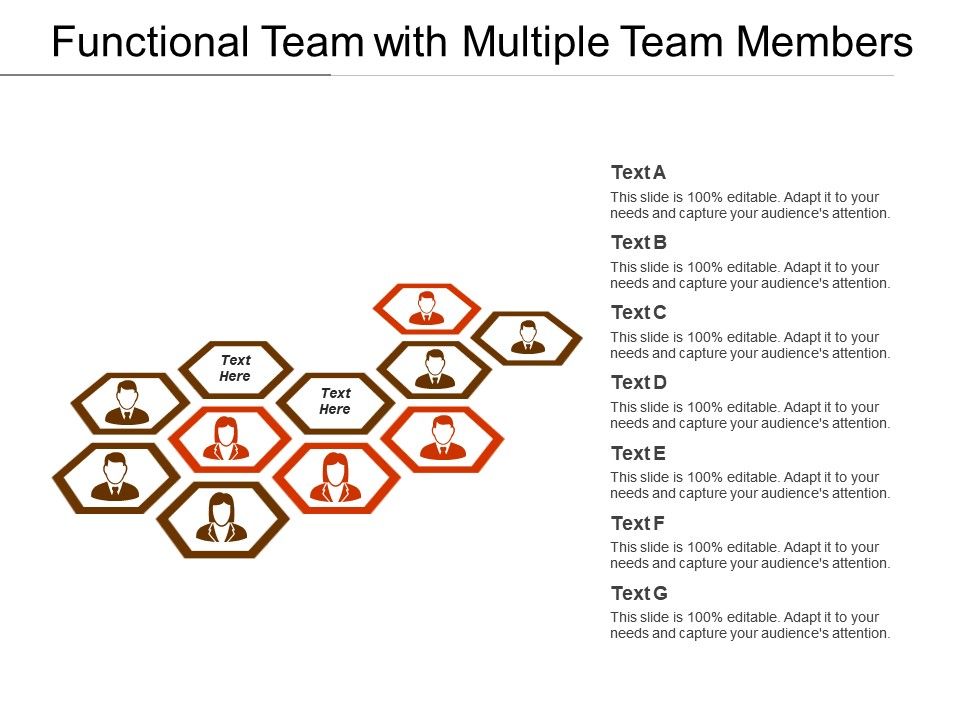 Functional Team With Multiple Team Members | Presentation PowerPoint ...