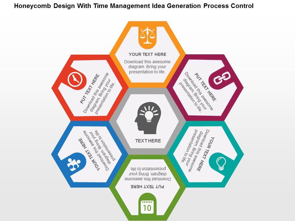 67429541 Style Cluster Hexagonal 6 Piece Powerpoint ...