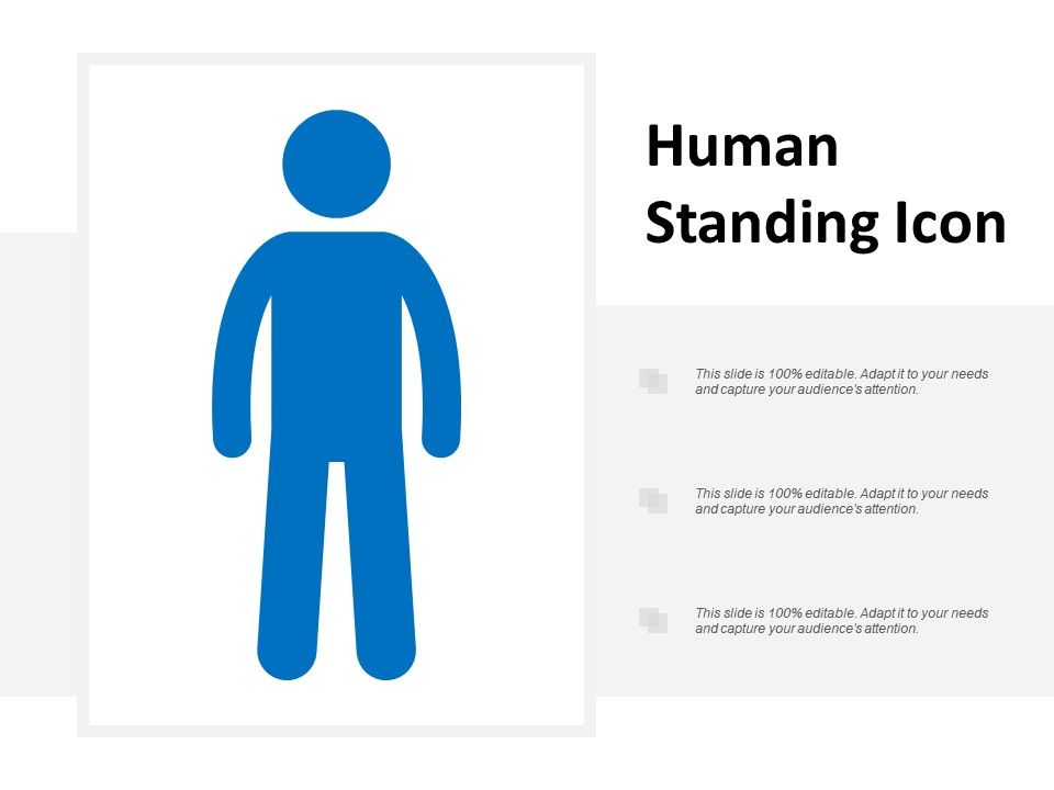 Human Icon In Powerpoint Because an icon takes a concept, sometimes