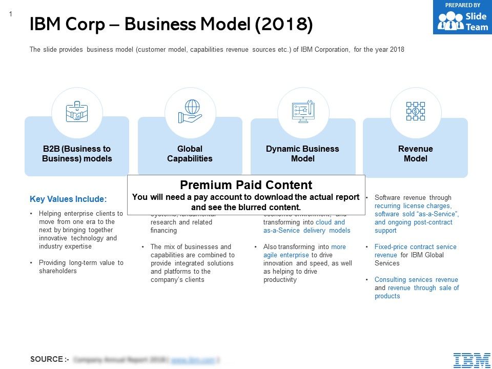 ibm business model