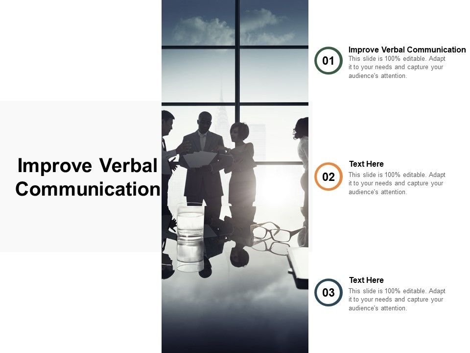 Improve Verbal Communication Ppt Powerpoint Presentation Icon Brochure