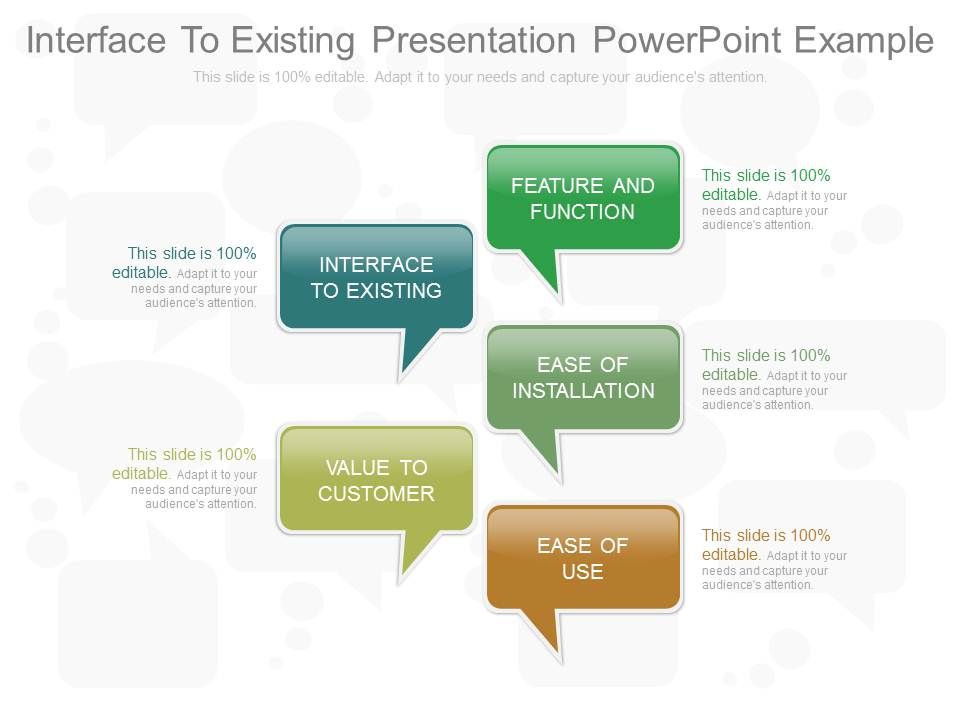 Interface To Existing Presentation Powerpoint Example PowerPoint