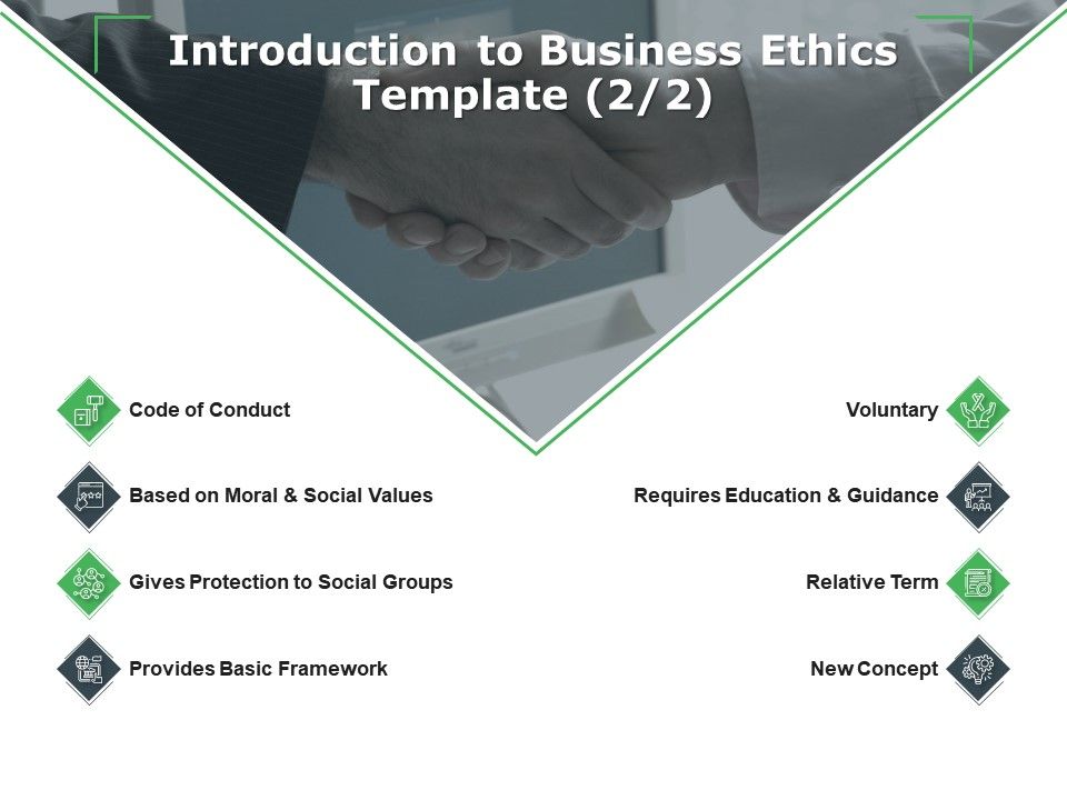 Introduction To Business Ethics Template Concept Ppt Powerpoint ...