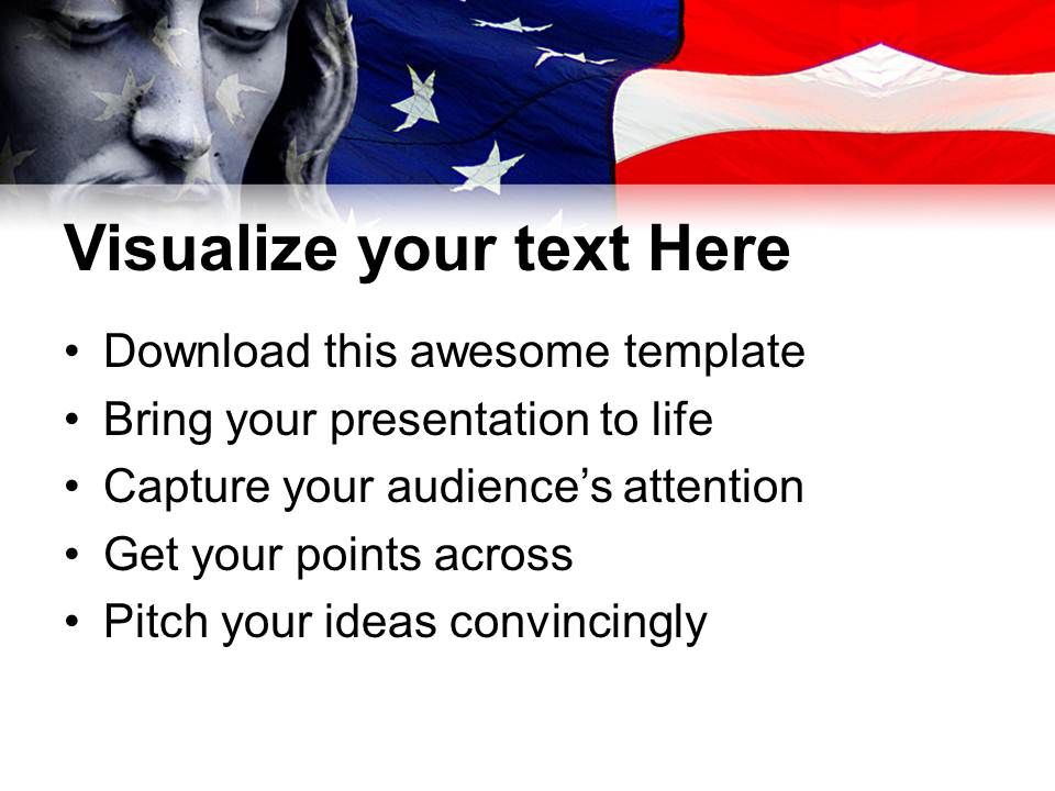 jesus christ cross powerpoint templates usa americana united states powerpoint template