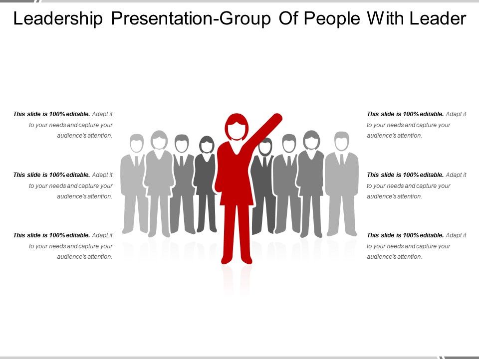 how to start a presentation as a group leader