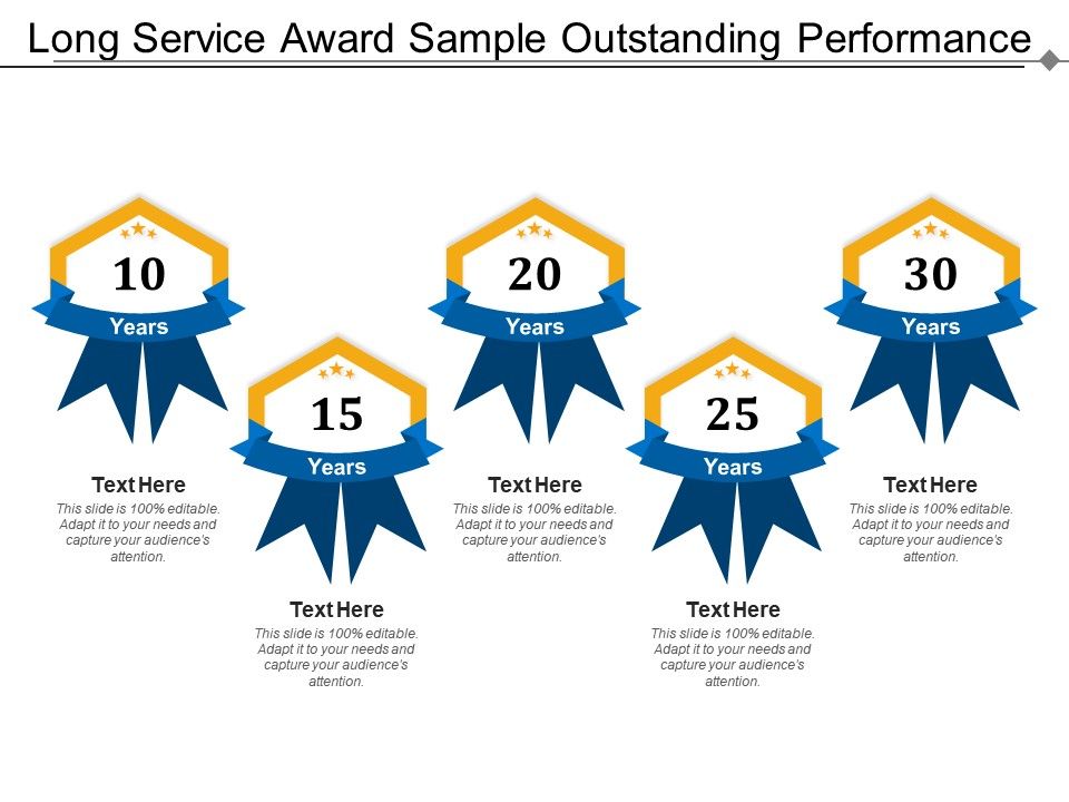 service awards presentation template