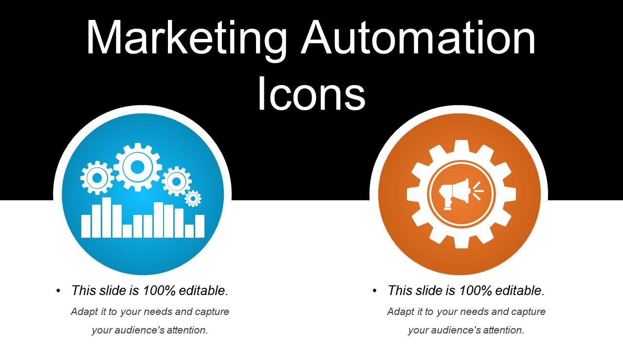 Marketing Automation Icons Powerpoint Slide Template PowerPoint