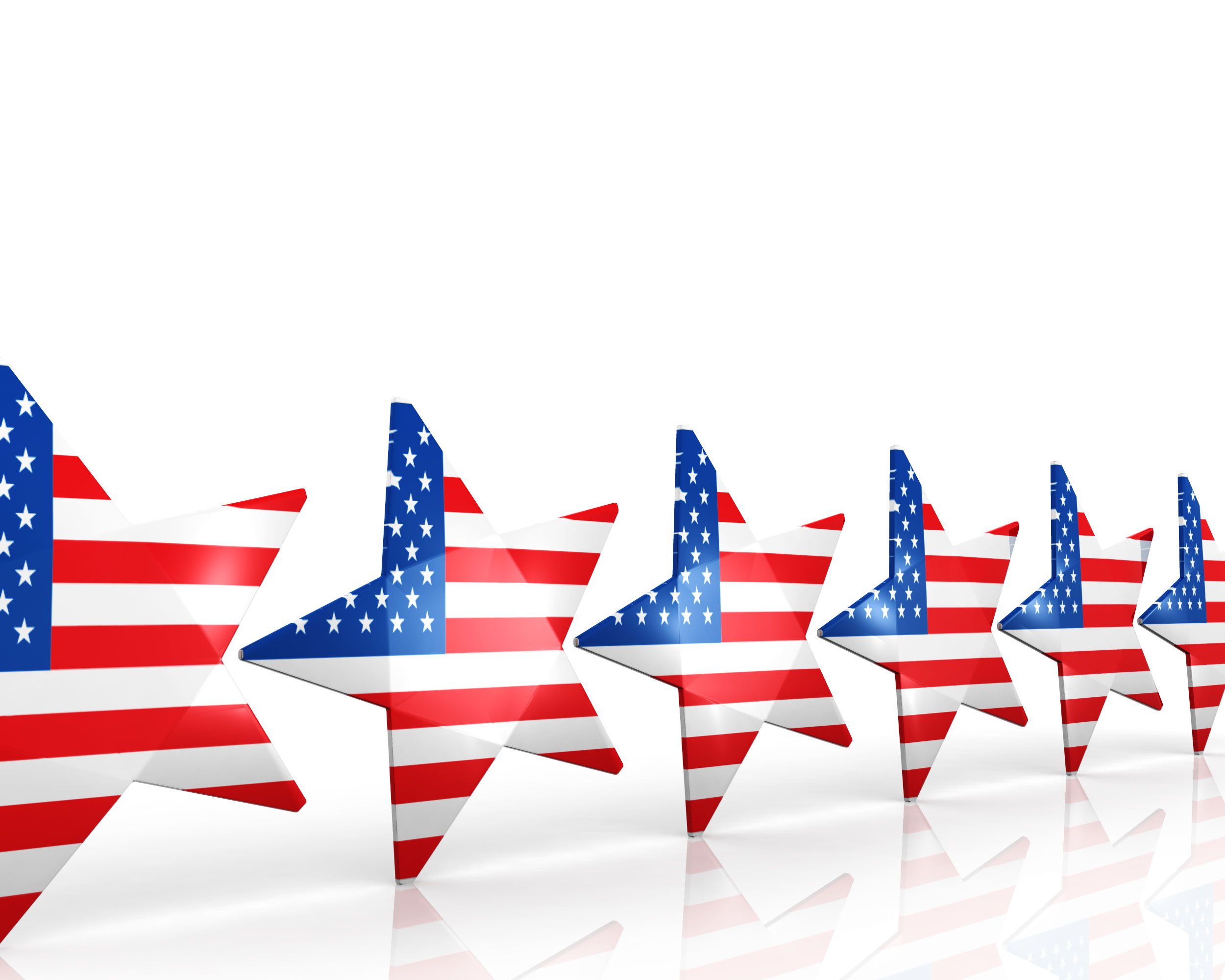 Multiple Us Flag Designed Stars In Line Stock Photo  PowerPoint In American Flag Powerpoint Template