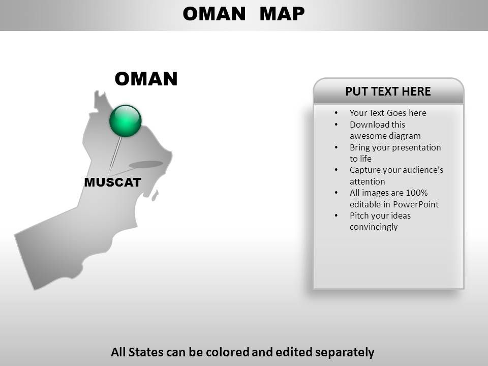 Oman Country Powerpoint Maps Powerpoint Templates Backgrounds