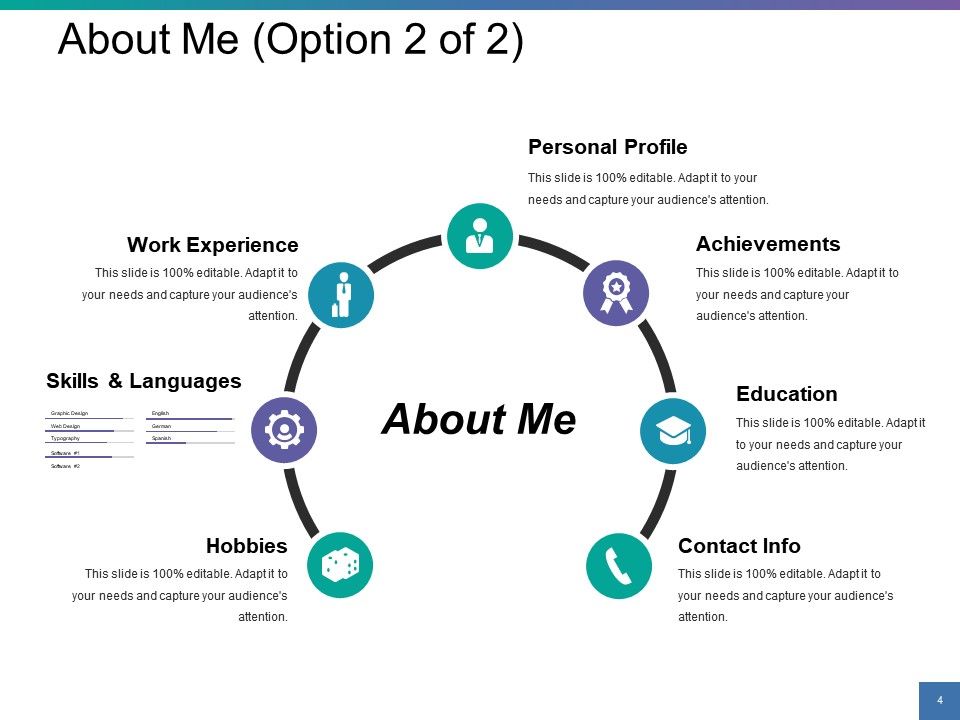 powerpoint presentation about myself for job interview ppt template free