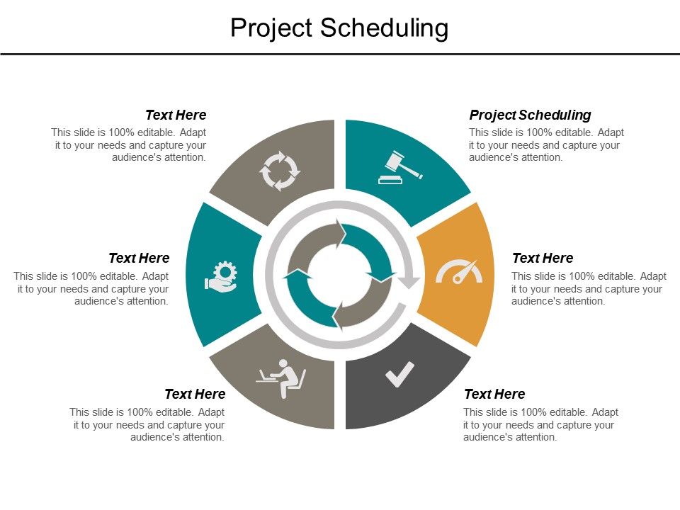 what are examples of project scheduling presentation styles