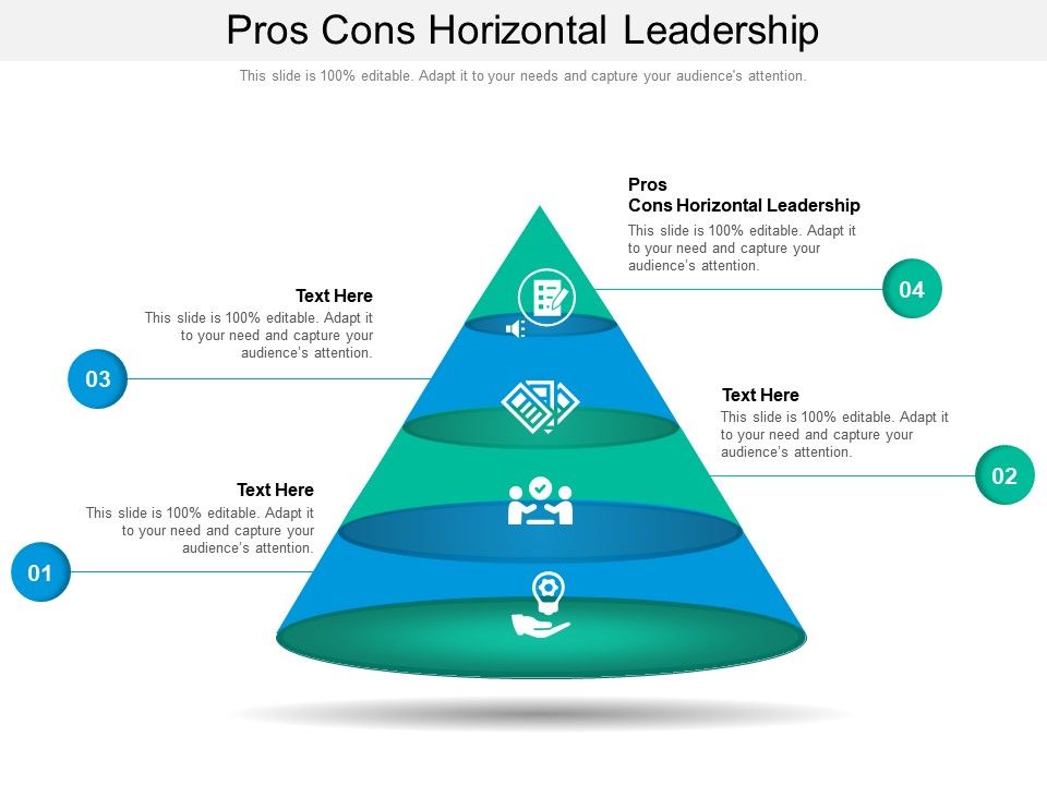 Pros Cons Horizontal Leadership Ppt Powerpoint Presentation Gallery