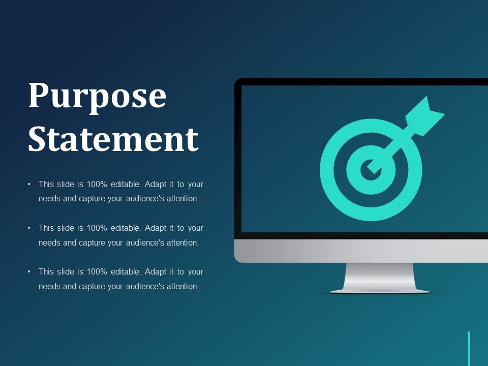 Purpose Statement Ppt Background Designs | PPT Images Gallery ...