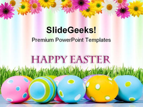 Happy Easter Festival Powerpoint Templates And Powerpoint Backgrounds 0711 Powerpoint Slide Clipart Example Of Great Ppt Presentations Ppt Graphics
