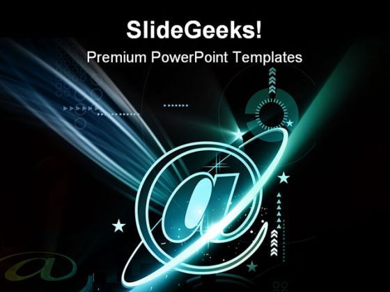 Internet Galaxy Background Powerpoint Templates And Powerpoint