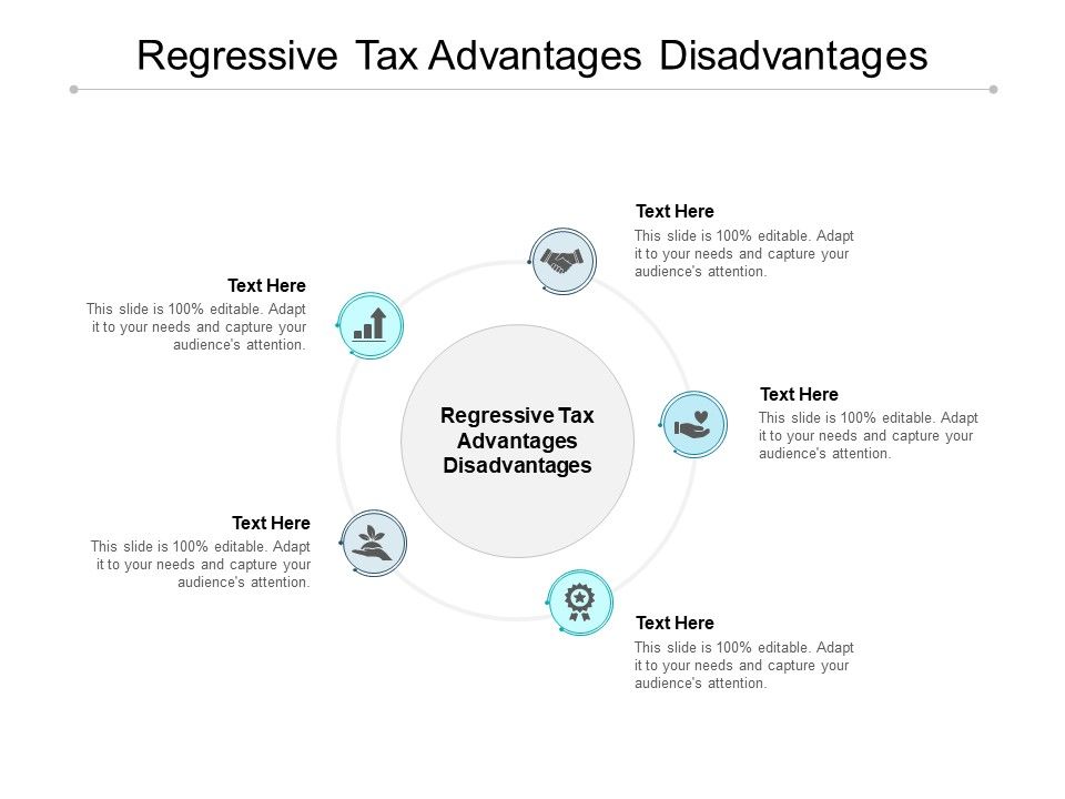 Regressive Tax Advantages Disadvantages Ppt Powerpoint Presentation 