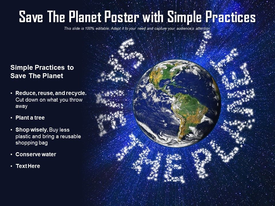 save our planet powerpoint presentation