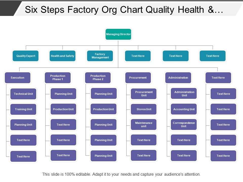 Health And Safety Organisation Chart Template