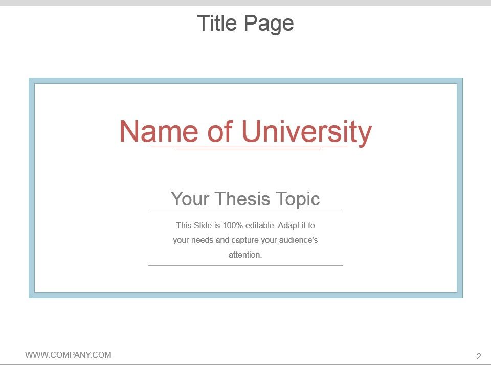 Dissertation research proposal powerpoint