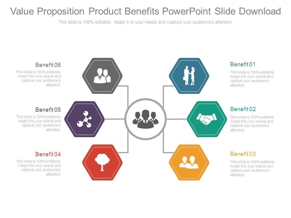 value proposition product benefits powerpoint slide download power point slides downloads