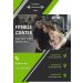 Fitness training program two page brochure template