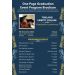 One page graduation event program brochure presentation report infographic ppt pdf document