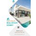 Real estate brochure design four page template