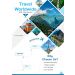 Traveling around the world two page brochure template