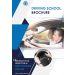 Trendy driving training school four page brochure template