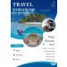 World travel and tourism two page brochure template