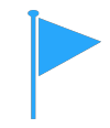 powerpoint presentation about benefits Flag blue