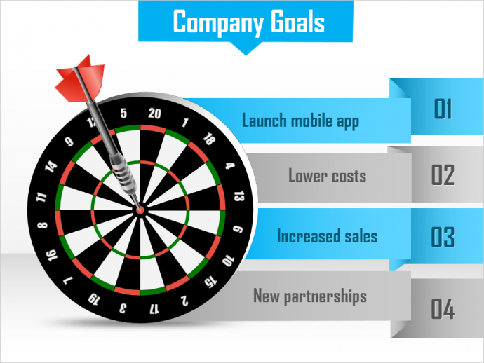 Company Goals PowerPoint Template 
