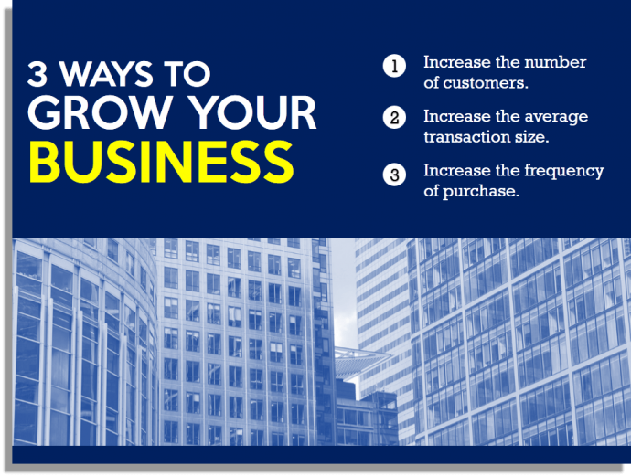 Horizontal Split into Visual and Text- Business PowerPoint Slide