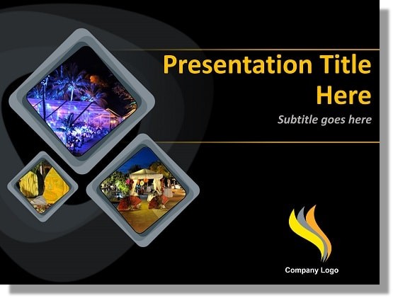 Custom Presentation Template for a Company