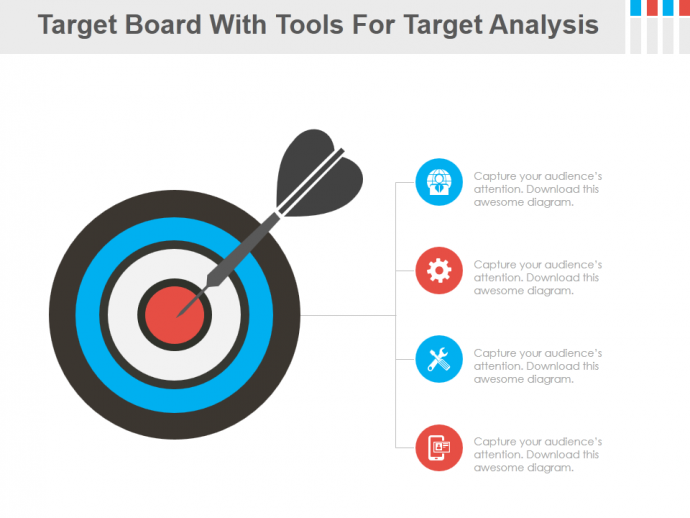 Target Analysis Dartboard Slide Diagram