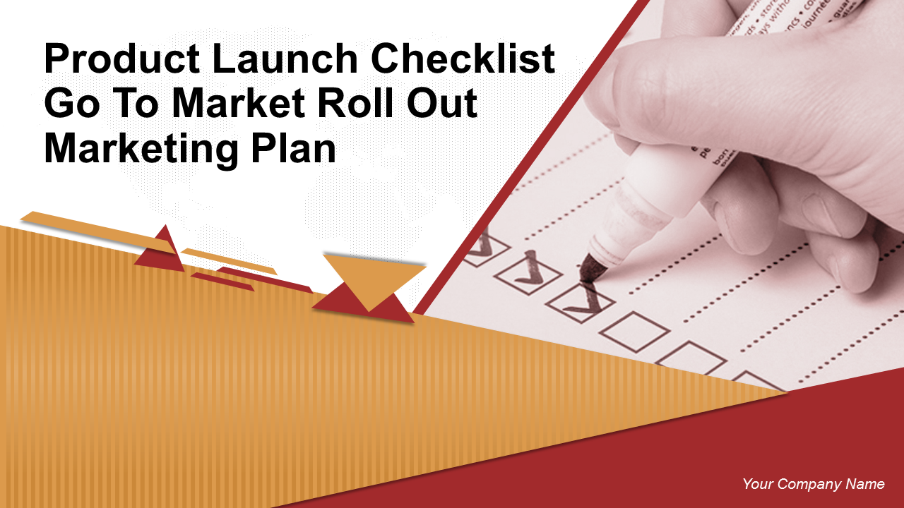 Product Launch Checklist Go To Market Roll Out Marketing Plan PPT Set