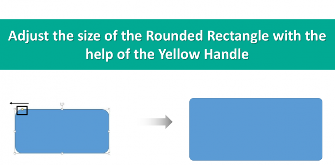 Adjust the size of the Rouned Rectangle