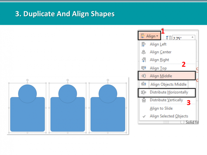 Duplicate and Align Both Shapes