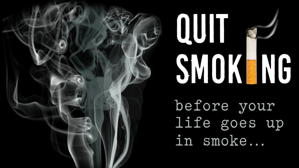 Quit Smoking- PowerPoint Presentation Cover Slide