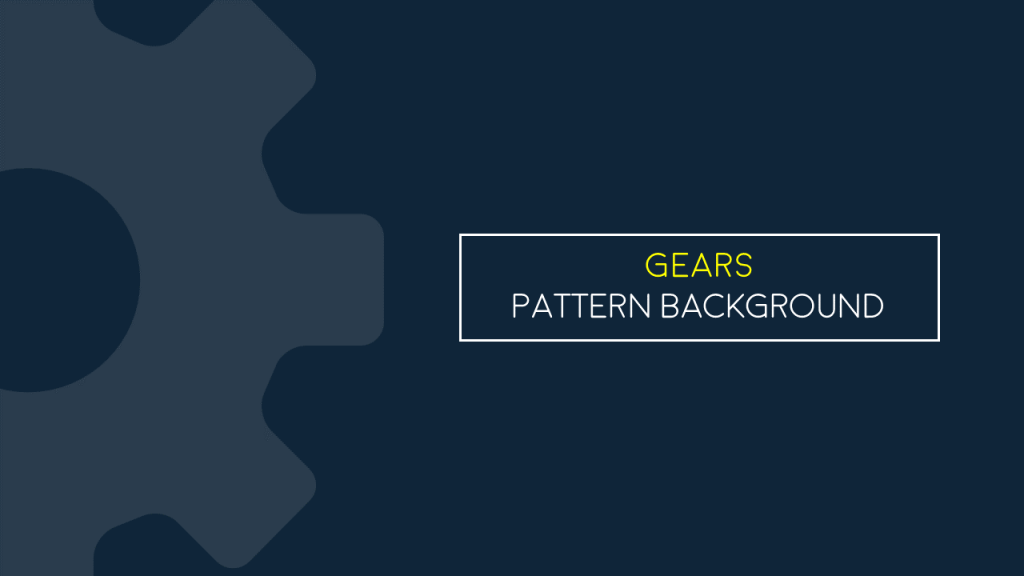 Gears Pattern Background